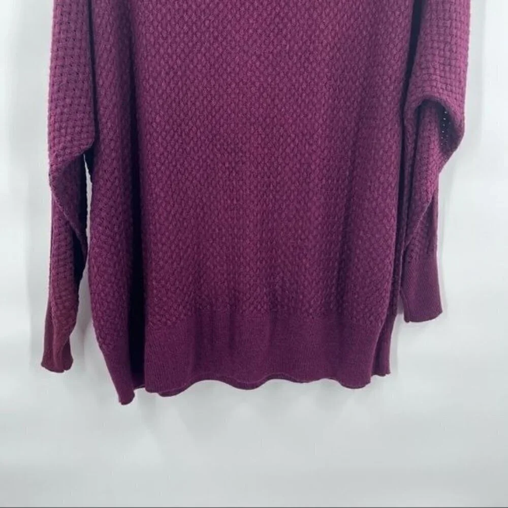 Lane Bryant purple long sleeve cardigan blouse top size 22/24